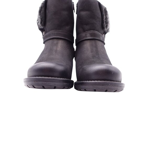 SOLD ❤️ Taos Combo Boots Sz 39 US 8-8.5 Black Leather - Picture 3 of 14